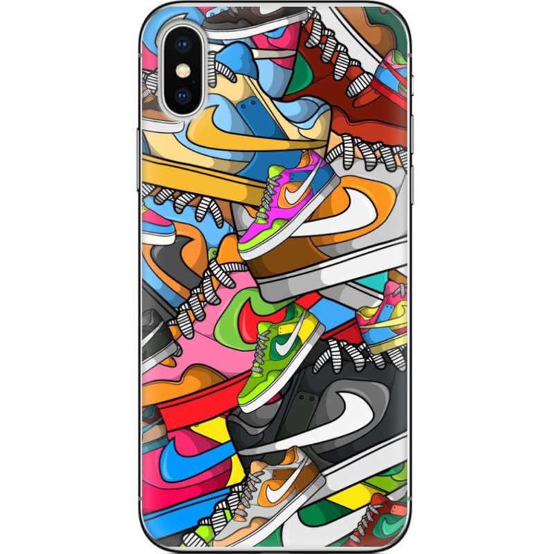 Чехол Uprint Apple iPhone X Sneakers