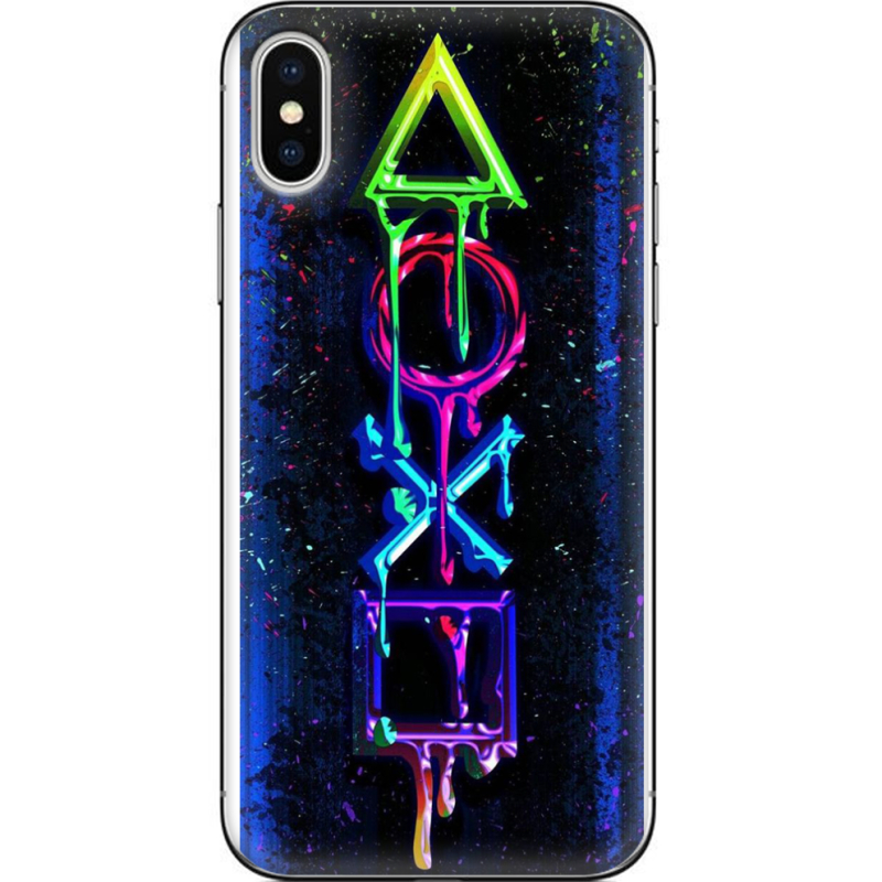 Чехол Uprint Apple iPhone X Graffiti symbols