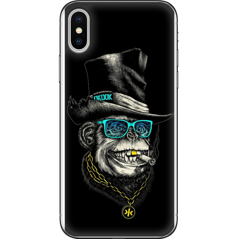 Чехол Uprint Apple iPhone X Rich Monkey