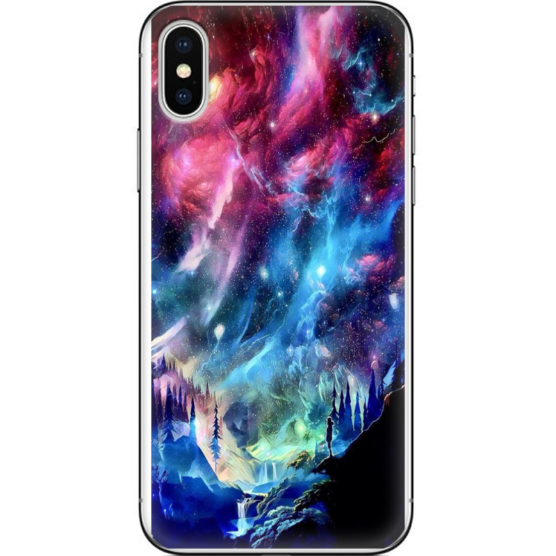 Чехол Uprint Apple iPhone X Northern Lights