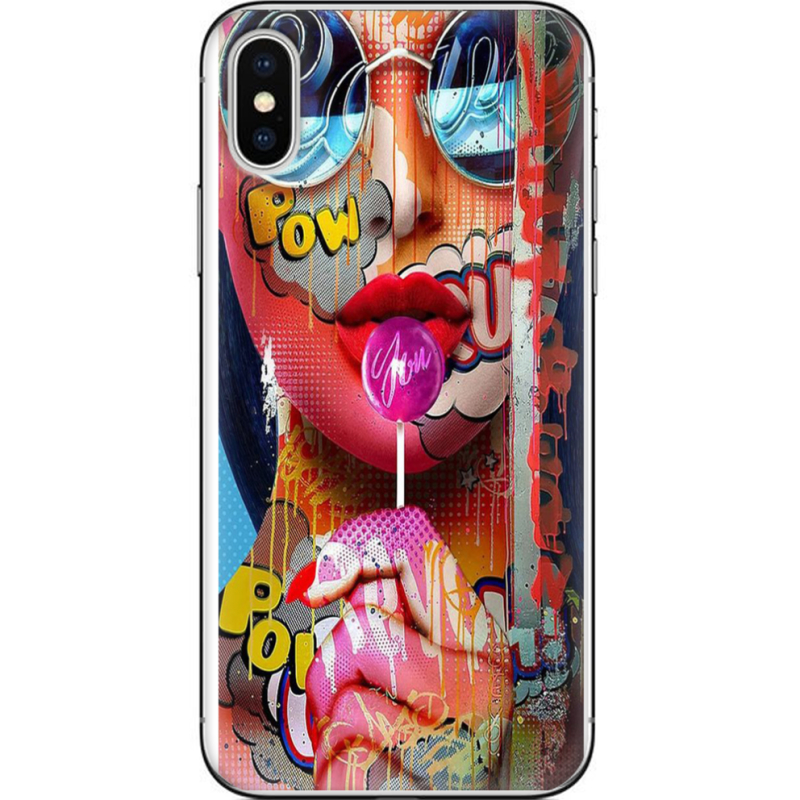 Чехол Uprint Apple iPhone X Colorful Girl