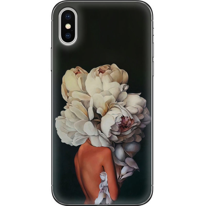 Чехол Uprint Apple iPhone X Exquisite White Flowers