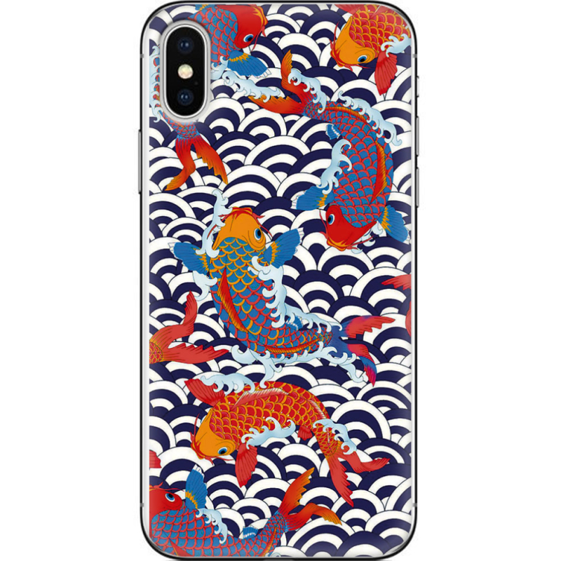 Чехол Uprint Apple iPhone X Koi Fish