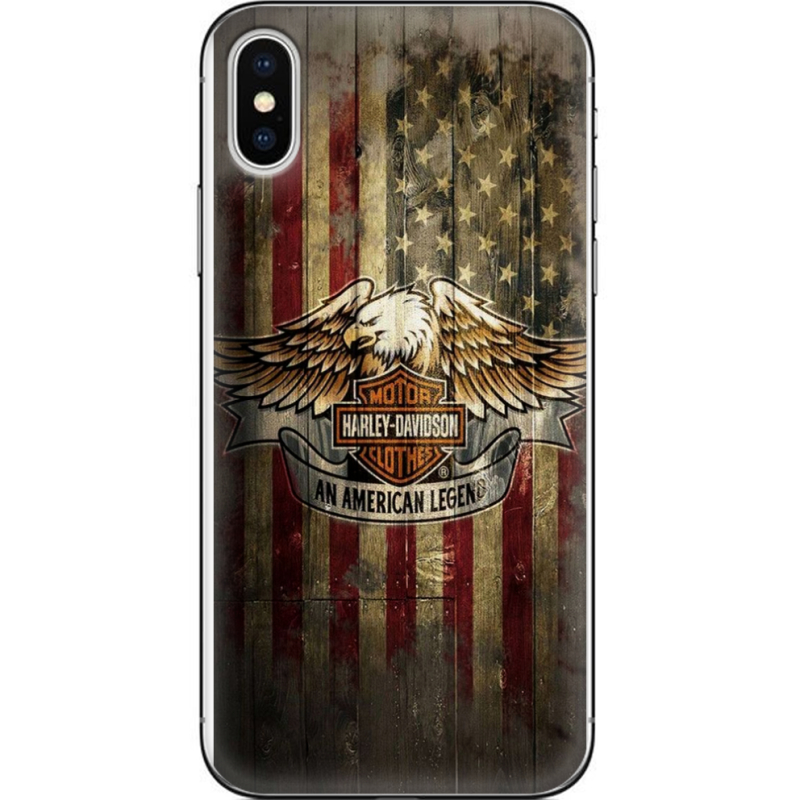 Чехол Uprint Apple iPhone X Harley An American Legend