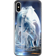 Чехол Uprint Apple iPhone X White Horse