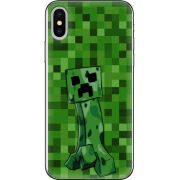 Чехол Uprint Apple iPhone X Minecraft Creeper