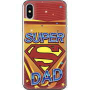 Чехол Uprint Apple iPhone X Super Dad