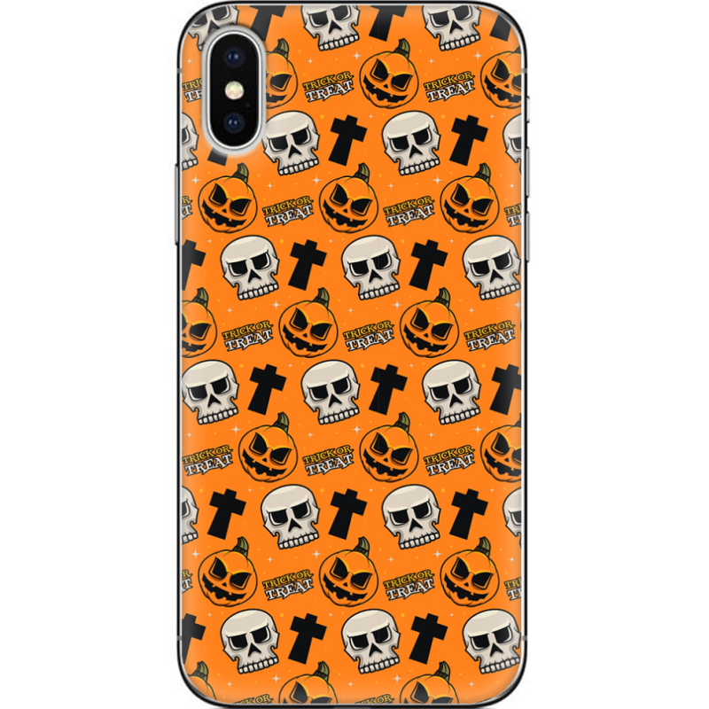 Чехол Uprint Apple iPhone X Halloween Trick or Treat