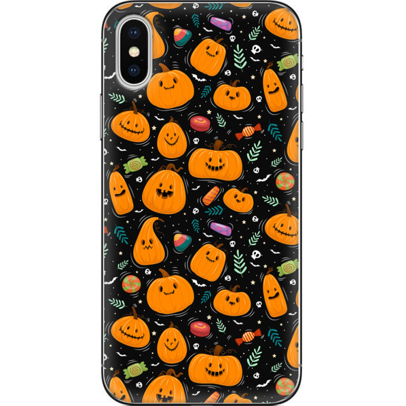 Чехол Uprint Apple iPhone X Cute Halloween