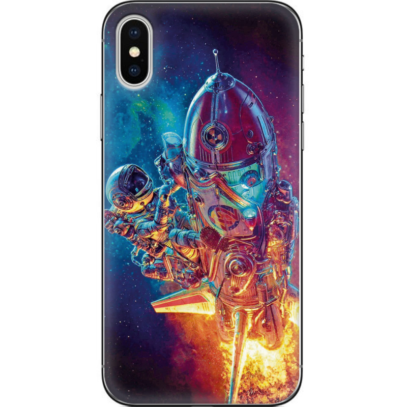 Чехол Uprint Apple iPhone X Astronaut in Space