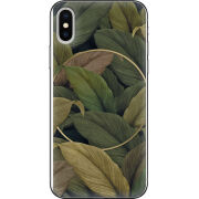 Чехол Uprint Apple iPhone X Leaf