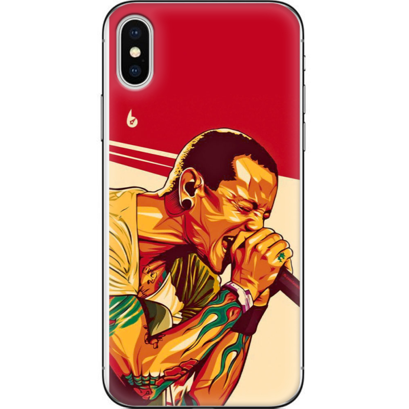 Чехол Uprint Apple iPhone X Chester Bennington