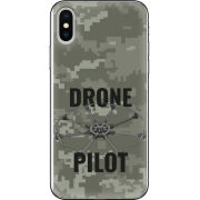 Чехол Uprint Apple iPhone X Drone Pilot