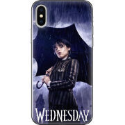 Чехол Uprint Apple iPhone X Wednesday Addams