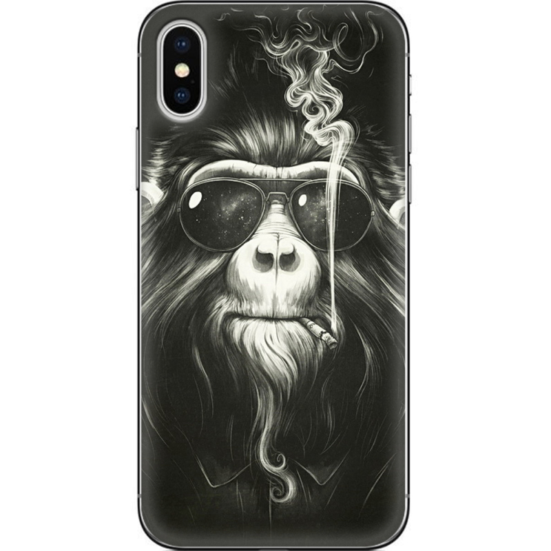 Чехол Uprint Apple iPhone X Smokey Monkey