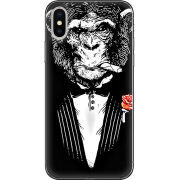 Чехол Uprint Apple iPhone X Monkey Don