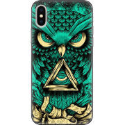 Чехол Uprint Apple iPhone X Masonic Owl