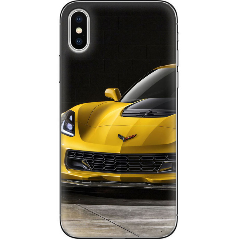 Чехол Uprint Apple iPhone X Corvette Z06