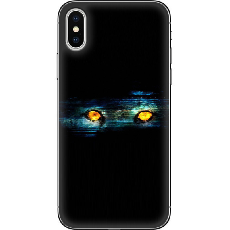 Чехол Uprint Apple iPhone X Eyes in the Dark