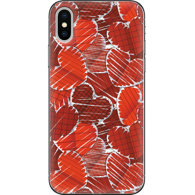 Чехол Uprint Apple iPhone X Heart Strings