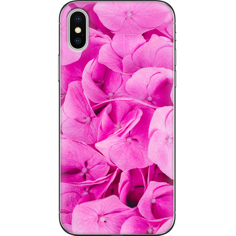 Чехол Uprint Apple iPhone X Pink Flowers
