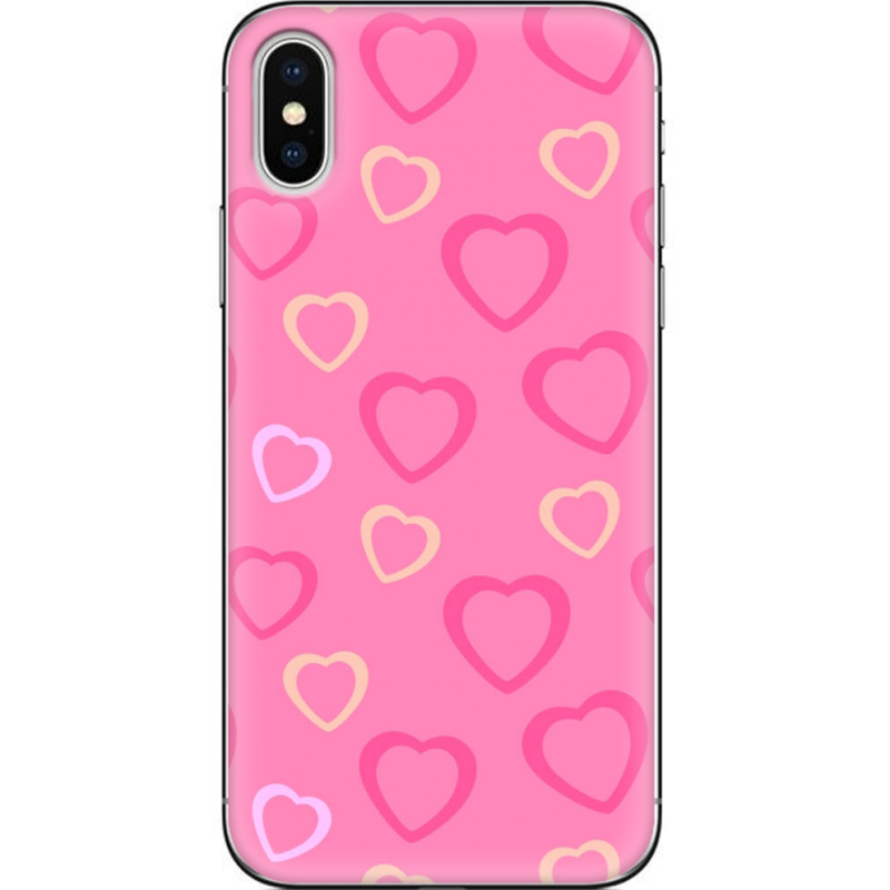 Чехол Uprint Apple iPhone X Sugar Hearts