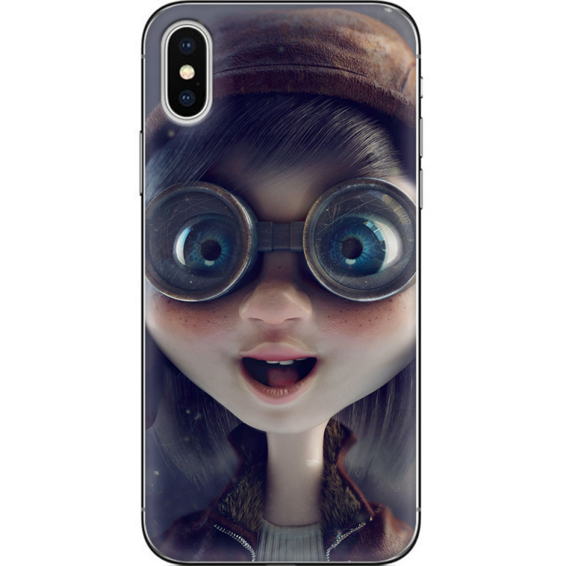 Чехол Uprint Apple iPhone X Blue Eyes