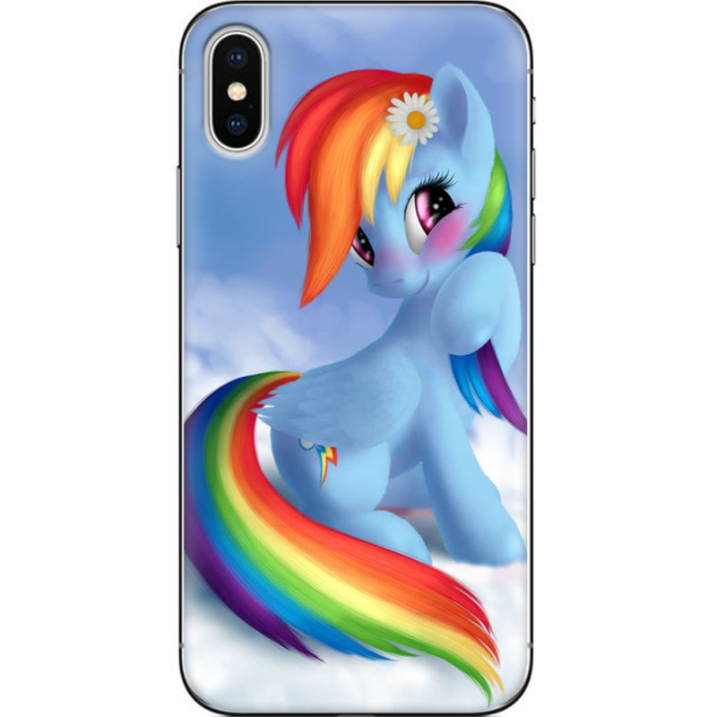 Чехол Uprint Apple iPhone X My Little Pony Rainbow Dash