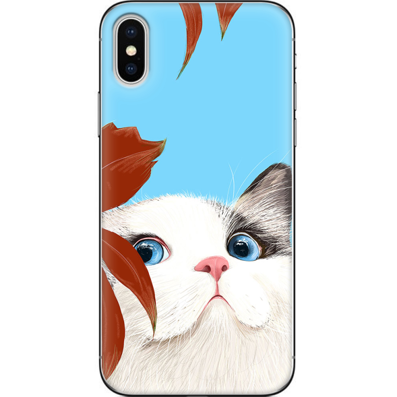 Чехол Uprint Apple iPhone X Wondering Cat