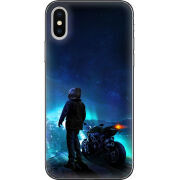 Чехол Uprint Apple iPhone X Motorcyclist