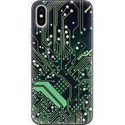 Чехол Uprint Apple iPhone X Microchip