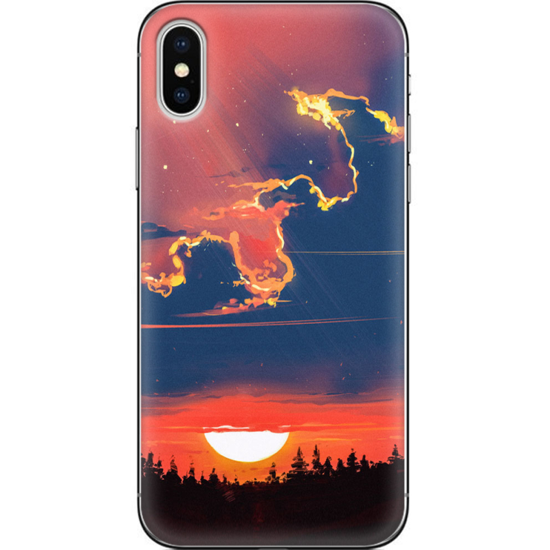 Чехол Uprint Apple iPhone X Twilight