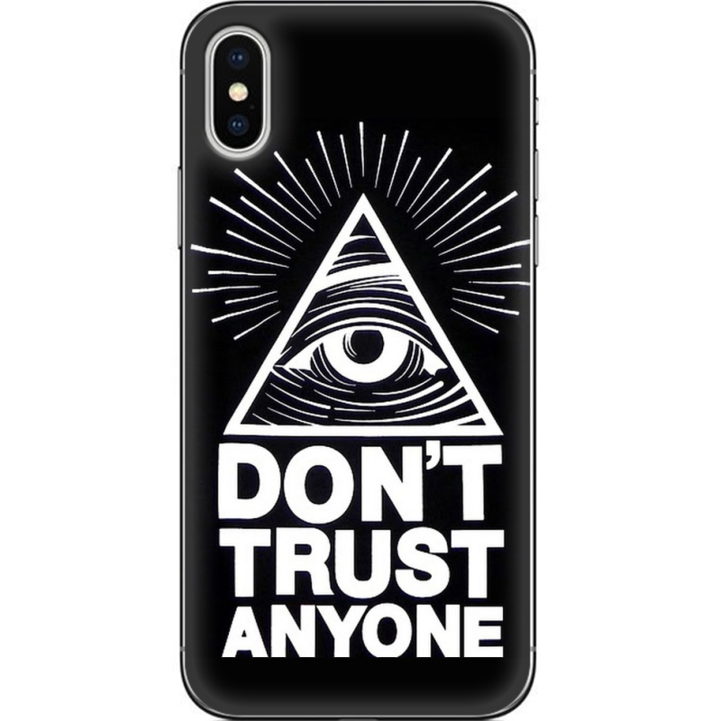 Чехол Uprint Apple iPhone X Dont Trust Anyone