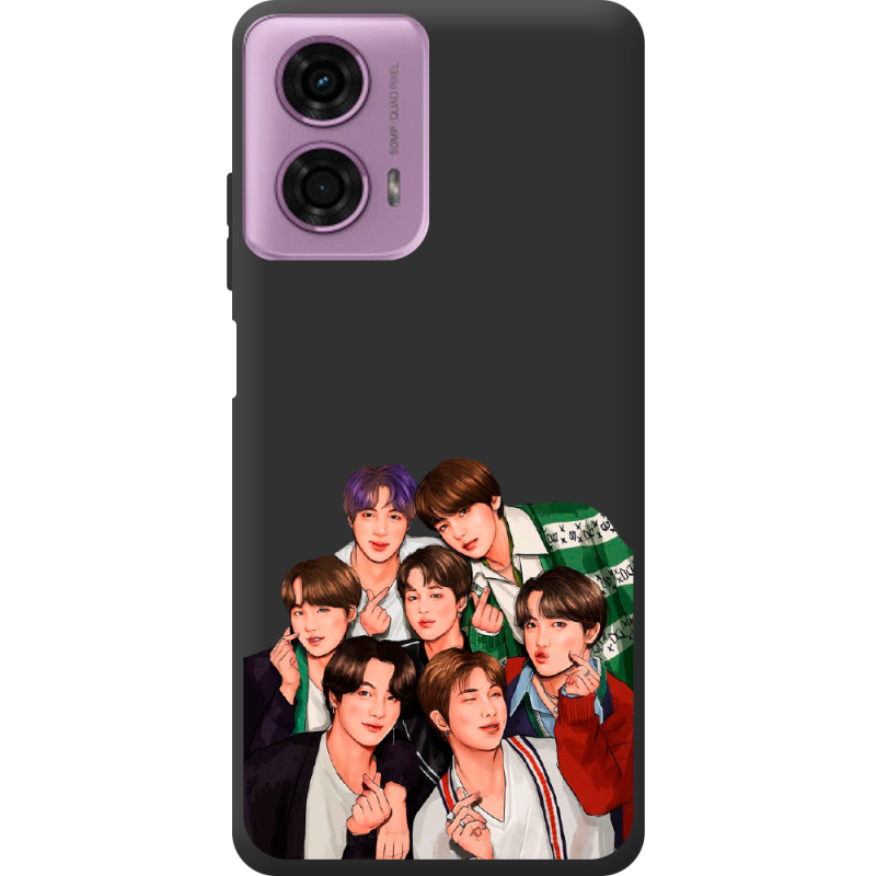 Черный чехол BoxFace Motorola G24 Power BTS