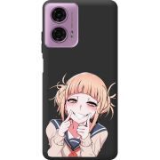 Черный чехол BoxFace Motorola G24 Power Himiko Toga Smile