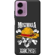 Черный чехол BoxFace Motorola G24 Power One Piece Большой куш