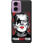 Черный чехол BoxFace Motorola G24 Power Frankisstein