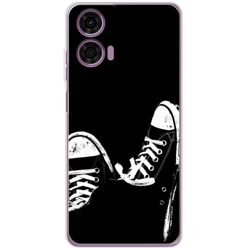 Чехол BoxFace Motorola G04 Black Sneakers