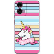 Чехол BoxFace Motorola G04 Unicorn