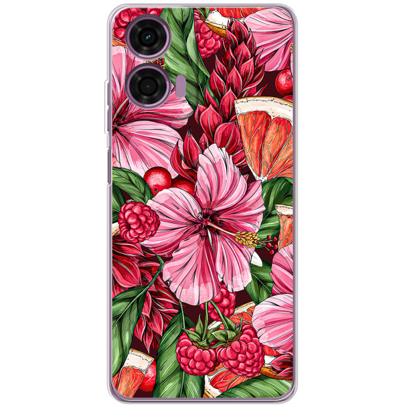 Чехол BoxFace Motorola G04 Tropical Flowers