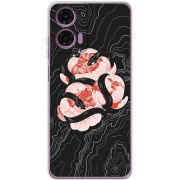 Чехол BoxFace Motorola G04 Snake Rose