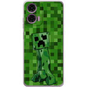 Чехол BoxFace Motorola G04 Minecraft Creeper