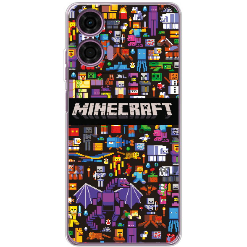 Чехол BoxFace Motorola G04 Minecraft Mobbery