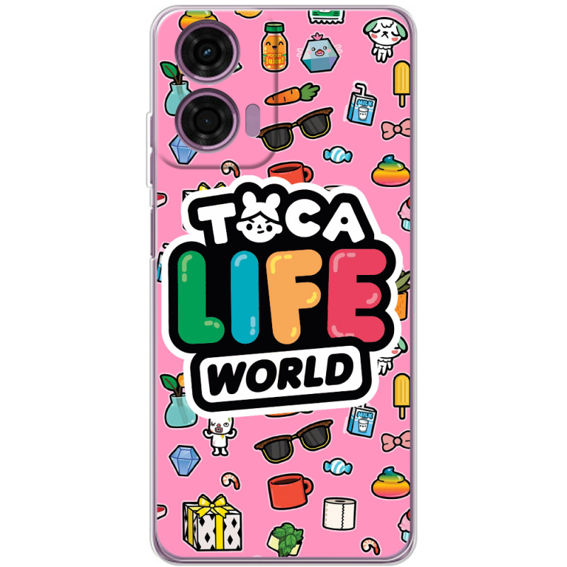 Чехол BoxFace Motorola G04 Toca Boca Life World