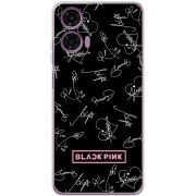 Чехол BoxFace Motorola G04 Blackpink автограф