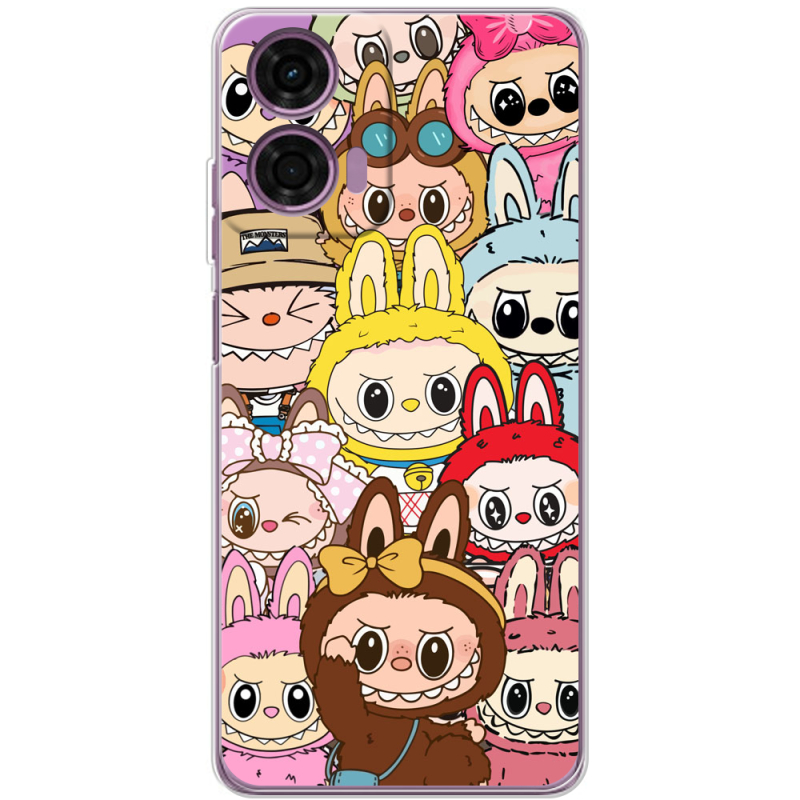 Чехол BoxFace Motorola G04 Labubu