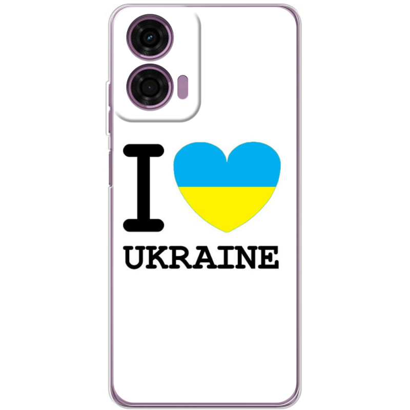 Чехол BoxFace Motorola G04 I love Ukraine