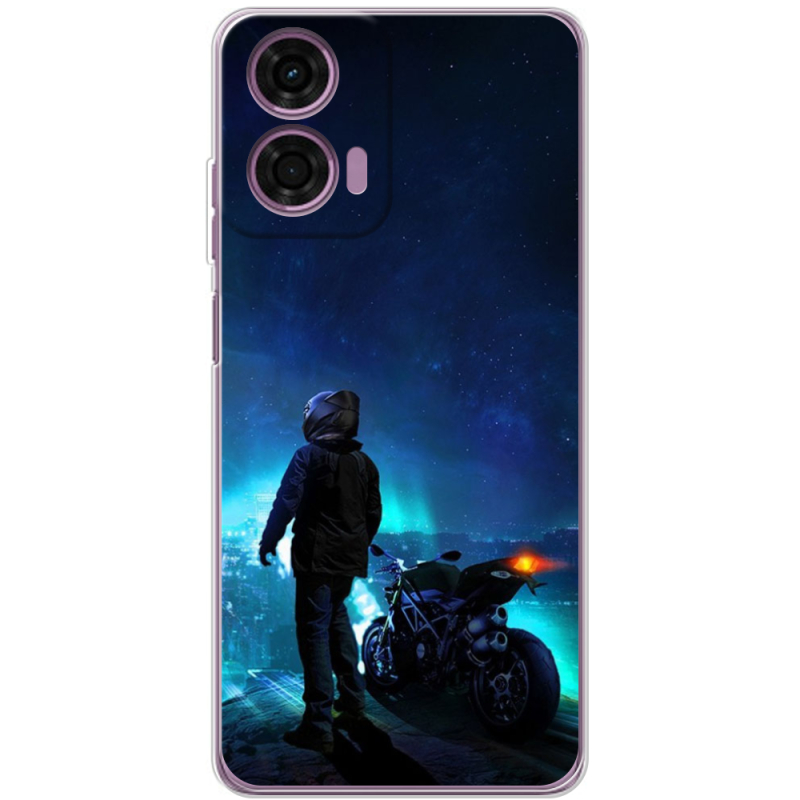 Чехол BoxFace Motorola G04 Motorcyclist