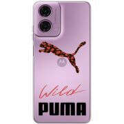 Прозрачный чехол BoxFace Motorola G04 Wild Cat