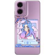 Прозрачный чехол BoxFace Motorola G04 The Sakuras Will Cry For You